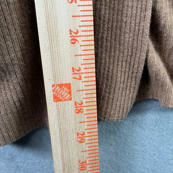 Croft & Barrow Women’s Brown Open Front Cardigan Sweater Size M - Picture 8 of 9